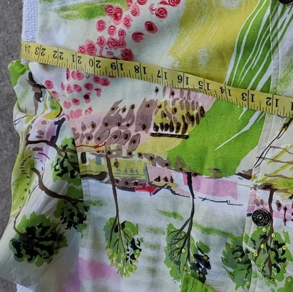 VINTAGE Plus‎ Size Floral Blazer XXL - Picture 7 of 11